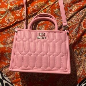 pink steve madden purse
